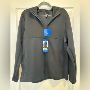 Mens Spyder BNWT Black Full-Zip Jacket with Hood Size L